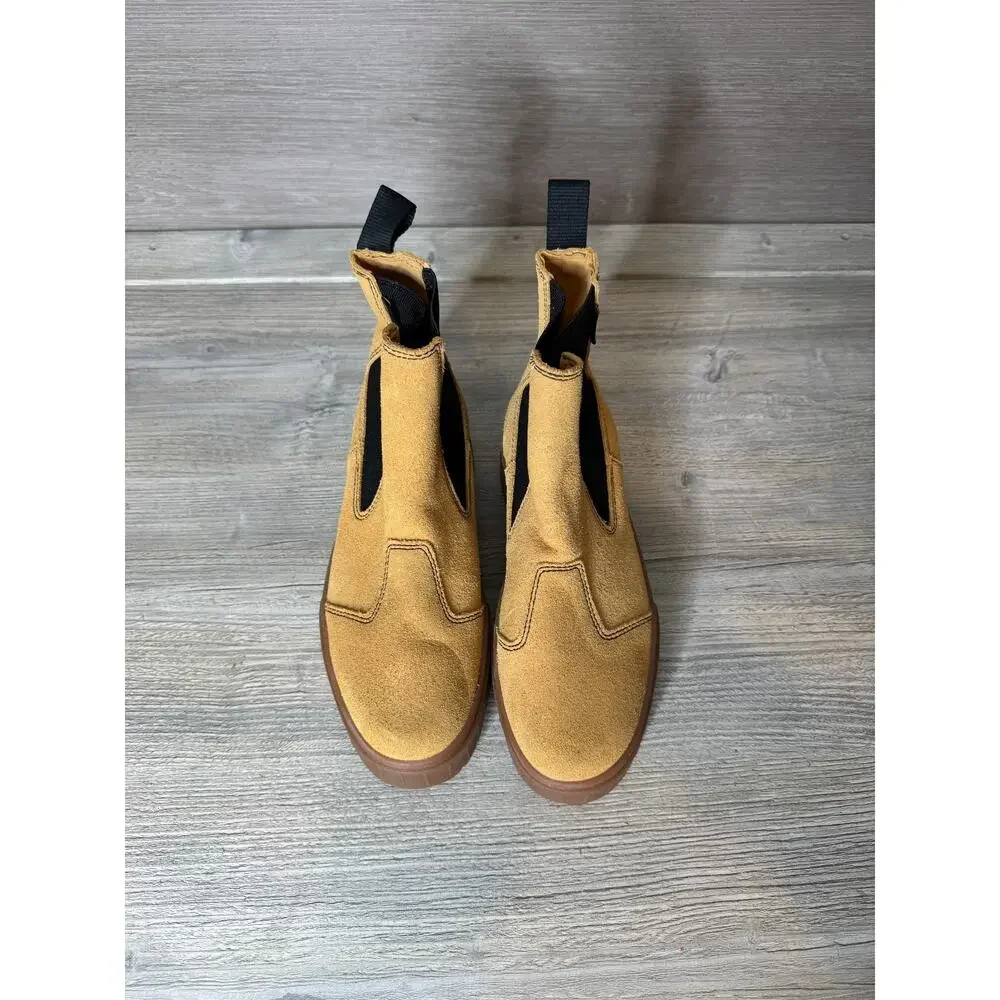 Puma Women Sz 7.5 Mayze Suede Camel Casual Boots Athleisure NWOT